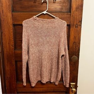 American Eagle Womens Pink Sweater Size Large